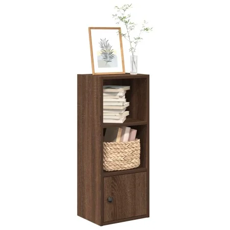 Estantería de madera de ingeniería marrón roble 31x24x77 cm de , Librerías y estanterías - Ref: Foro24-860334, Precio: 40,72 ...