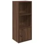 Estantería de madera de ingeniería marrón roble 31x24x77 cm de , Librerías y estanterías - Ref: Foro24-860334, Precio: 40,72 ...