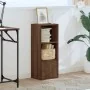 Estantería de madera de ingeniería marrón roble 31x24x77 cm de , Librerías y estanterías - Ref: Foro24-860334, Precio: 40,72 ...