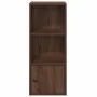 Estantería de madera de ingeniería marrón roble 31x24x77 cm de , Librerías y estanterías - Ref: Foro24-860334, Precio: 40,72 ...