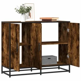 Aparador madera de ingeniería roble ahumado 94x35x76 cm de , Aparadores - Ref: Foro24-849006, Precio: 109,07 €, Descuento: %