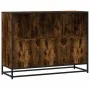 Aparador madera contrachapada color roble ahumado 100x35x76 cm by , Sideboards - Ref: Foro24-849031, Price: 115,16 €, Discoun...