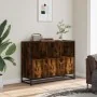 Aparador madera contrachapada color roble ahumado 100x35x76 cm by , Sideboards - Ref: Foro24-849031, Price: 115,16 €, Discoun...