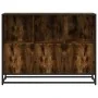 Aparador madera contrachapada color roble ahumado 100x35x76 cm by , Sideboards - Ref: Foro24-849031, Price: 115,16 €, Discoun...