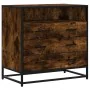 Cómoda de madera contrachapada roble ahumado 70x41x70 cm de , Cajoneras - Ref: Foro24-849086, Precio: 116,23 €, Descuento: %
