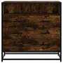 Cómoda de madera contrachapada roble ahumado 70x41x70 cm de , Cajoneras - Ref: Foro24-849086, Precio: 116,23 €, Descuento: %