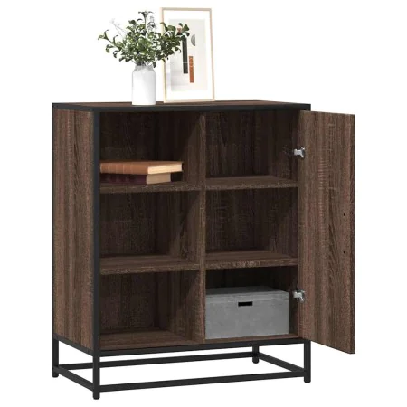 Aparador de madera de ingeniería roble marrón 62x35x76 cm de , Aparadores - Ref: Foro24-848998, Precio: 98,42 €, Descuento: %