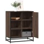 Aparador de madera de ingeniería roble marrón 62x35x76 cm de , Aparadores - Ref: Foro24-848998, Precio: 98,42 €, Descuento: %