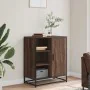 Aparador de madera de ingeniería roble marrón 62x35x76 cm de , Aparadores - Ref: Foro24-848998, Precio: 98,42 €, Descuento: %