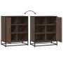 Aparador de madera de ingeniería roble marrón 62x35x76 cm de , Aparadores - Ref: Foro24-848998, Precio: 98,42 €, Descuento: %