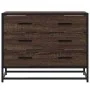 Cómoda de madera contrachapada roble marrón 70x41x56 cm de , Cajoneras - Ref: Foro24-849078, Precio: 91,52 €, Descuento: %