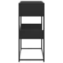 Mesa consola de madera contrachapada negro 90x35x80 cm de , Mesas auxiliares - Ref: Foro24-849169, Precio: 70,45 €, Descuento: %
