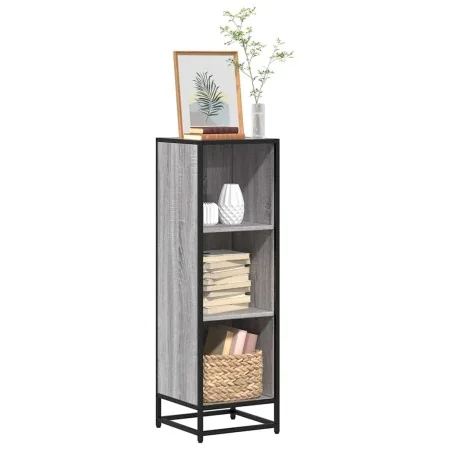 Estantería madera de ingeniería gris Sonoma 33,5x33x107,5 cm de , Librerías y estanterías - Ref: Foro24-849157, Precio: 75,41...