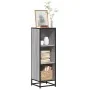 Estantería madera de ingeniería gris Sonoma 33,5x33x107,5 cm de , Librerías y estanterías - Ref: Foro24-849157, Precio: 75,41...