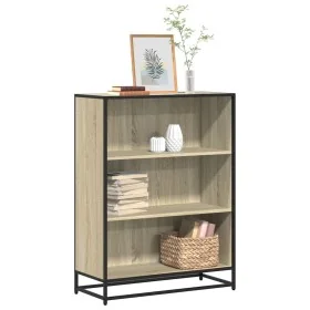 Estantería madera ingeniería color roble 80,5x35x107,5 cm de , Librerías y estanterías - Ref: Foro24-849120, Precio: 104,44 €...