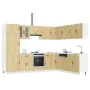 Mueble cocina Kalmar roble sonoma 14 pzas madera contrachapada de , Armarios de cocina - Ref: Foro24-3314974, Precio: 960,45 ...