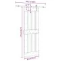 Puerta corredera con herrajes madera maciza de pino 80x210 cm de , Puertas - Ref: Foro24-3332737, Precio: 200,40 €, Descuento: %