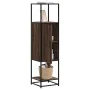 Aparador alto madera ingeniería marrón roble 35,5x35x139cm de , Aparadores - Ref: Foro24-849038, Precio: 86,58 €, Descuento: %
