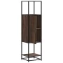 Aparador alto madera ingeniería marrón roble 35,5x35x139cm de , Aparadores - Ref: Foro24-849038, Precio: 86,58 €, Descuento: %