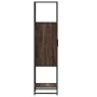 Aparador alto madera ingeniería marrón roble 35,5x35x139cm de , Aparadores - Ref: Foro24-849038, Precio: 86,58 €, Descuento: %