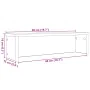 Estantería de cocina apilable roble marrón 50x15x16 cm de , Contenedores para utensilios de cocina - Ref: Foro24-860493, Prec...