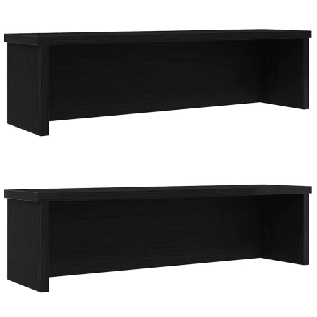 Estantes de cocina apilables 2 uds negro 60x15x16 cm de , Contenedores para utensilios de cocina - Ref: Foro24-860502, Precio...