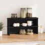 Estantes de cocina apilables 2 uds negro 60x15x16 cm de , Contenedores para utensilios de cocina - Ref: Foro24-860502, Precio...