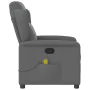 Sillón de masaje reclinable de tela gris oscuro by , Armchairs - Ref: Foro24-4015587, Price: 205,64 €, Discount: %
