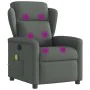 Sillón de masaje reclinable de tela gris oscuro by , Armchairs - Ref: Foro24-4015587, Price: 205,64 €, Discount: %