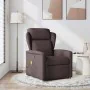 Sillón de masaje reclinable de tela marrón oscuro by , Armchairs - Ref: Foro24-4015591, Price: 201,69 €, Discount: %