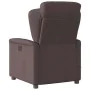 Sillón de masaje reclinable de tela marrón oscuro by , Armchairs - Ref: Foro24-4015591, Price: 201,69 €, Discount: %
