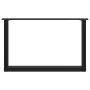 Patas de mesa de centro forma U 2uds acero negro 70x(42-43) cm de , Patas para mesas - Ref: Foro24-4013164, Precio: 64,54 €, ...