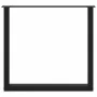 Patas para mesa centro forma U 3 uds acero negro 90x(72-73) cm by , Table legs - Ref: Foro24-4013208, Price: 129,16 €, Discou...