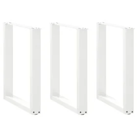 Patas para mesa centro forma U 3 uds blanco 70x(72-73) cm acero de , Patas para mesas - Ref: Foro24-4013201, Precio: 119,72 €...