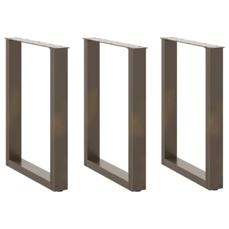 Patas mesa centro forma U 3uds acero natural 70x(72-73)cm acero de , Patas para mesas - Ref: Foro24-4013203, Precio: 115,28 €...