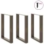 Patas mesa centro forma U 3uds acero natural 70x(72-73)cm acero de , Patas para mesas - Ref: Foro24-4013203, Precio: 115,28 €...