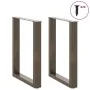 Patas mesa centro forma U 2uds acero natural 70x(72-73)cm acero de , Patas para mesas - Ref: Foro24-4013187, Precio: 82,47 €,...