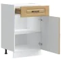 Mueble bajo de cocina Kalmar roble artesanal madera ingeniería de , Armarios de cocina - Ref: Foro24-853486, Precio: 104,47 €...