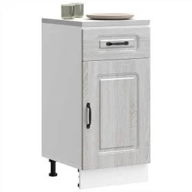 Mueble bajo de cocina Kalmar gris sonoma madera de ingeniería de , Armarios de cocina - Ref: Foro24-853473, Precio: 88,10 €, ...