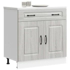 Mueble bajo de cocina Kalmar gris sonoma madera de ingeniería de , Armarios de cocina - Ref: Foro24-853503, Precio: 105,19 €,...