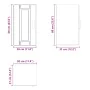 Armario de pared cocina Porto madera ingeniería gris hormigón de , Armarios de cocina - Ref: Foro24-854021, Precio: 49,03 €, ...