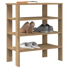Zapatero artesanal de madera contrachapada 61x32x70 cm de , Zapateros y organizadores de calzado - Ref: Foro24-859850, Precio...
