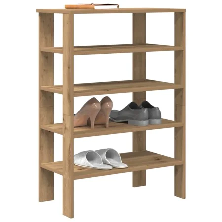 Zapatero artesanal de madera contrachapada 61x32x87,5 cm de , Zapateros y organizadores de calzado - Ref: Foro24-859859, Prec...