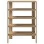 Zapatero artesanal de madera contrachapada 61x32x87,5 cm de , Zapateros y organizadores de calzado - Ref: Foro24-859859, Prec...