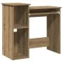 Escritorio estantes madera roble artisian 84x40x78 cm de , Escritorios - Ref: Foro24-860453, Precio: 75,17 €, Descuento: %