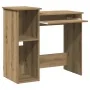 Escritorio estantes madera roble artisian 84x40x78 cm de , Escritorios - Ref: Foro24-860453, Precio: 75,17 €, Descuento: %