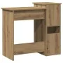 Escritorio estantes madera roble artisian 84x40x78 cm de , Escritorios - Ref: Foro24-860453, Precio: 75,17 €, Descuento: %