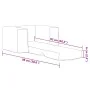 Sofá cama infantil felpa suave gris claro con estrellas de , Mobiliario para bebés y niños pequeños - Ref: Foro24-4104784, Pr...