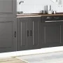 Mueble bajo para fregadero Kalmar negro 60x46x81,5 cm de , Armarios de cocina - Ref: Foro24-853438, Precio: 75,49 €, Descuent...