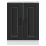 Mueble bajo para fregadero Kalmar negro 60x46x81,5 cm de , Armarios de cocina - Ref: Foro24-853438, Precio: 75,49 €, Descuent...